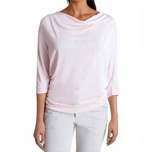 NEW BUKI bon voyage t-shirt in blush pink